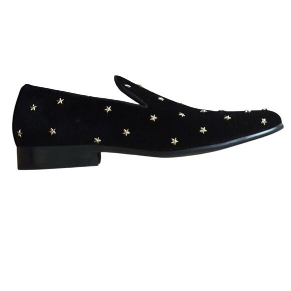 Steve Madden P-Pigiri Black Velvet Star Loafers Size 8 Sold out Style– Flawed - Picture 7 of 14